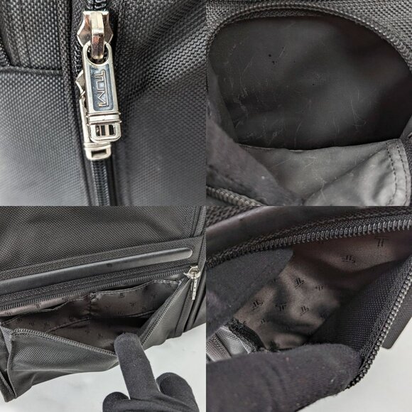 TUMI $900 Ballistic Alpha Deluxe Rolling Expandable Dual Laptop Luggage - Picture 11 of 16